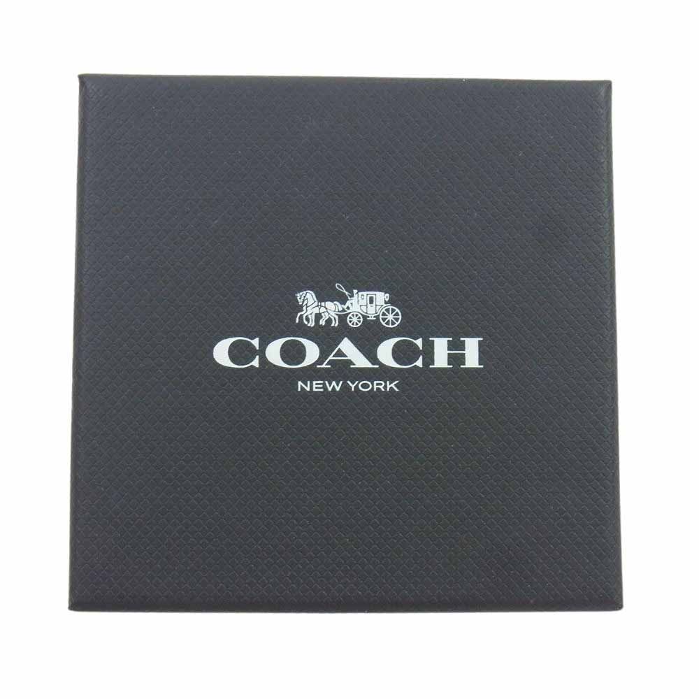 COACH コーチ 時計 シグネチャー ロゴ クォーツ 腕時計 ウォッチ ラバーベルト ブラック系【中古】