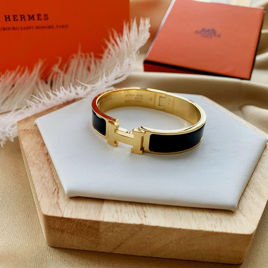 ✨新品✨HERMES エルメス バングル ノワール ブラック レディース  17cm/19cm 男女兼用 @July jewelry