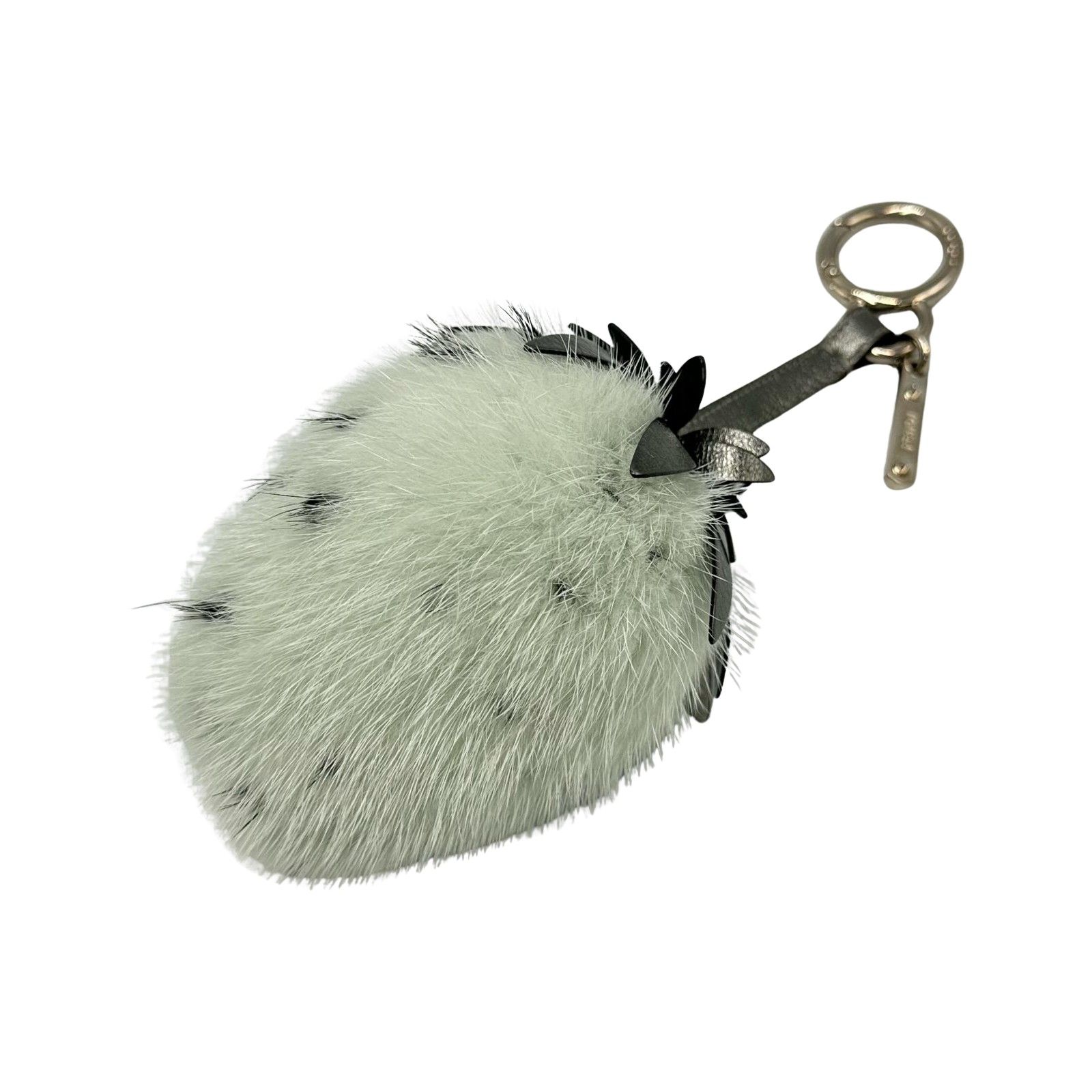 FENDI ファーチャーム ポンポンチャーム ブラウン | Fendi