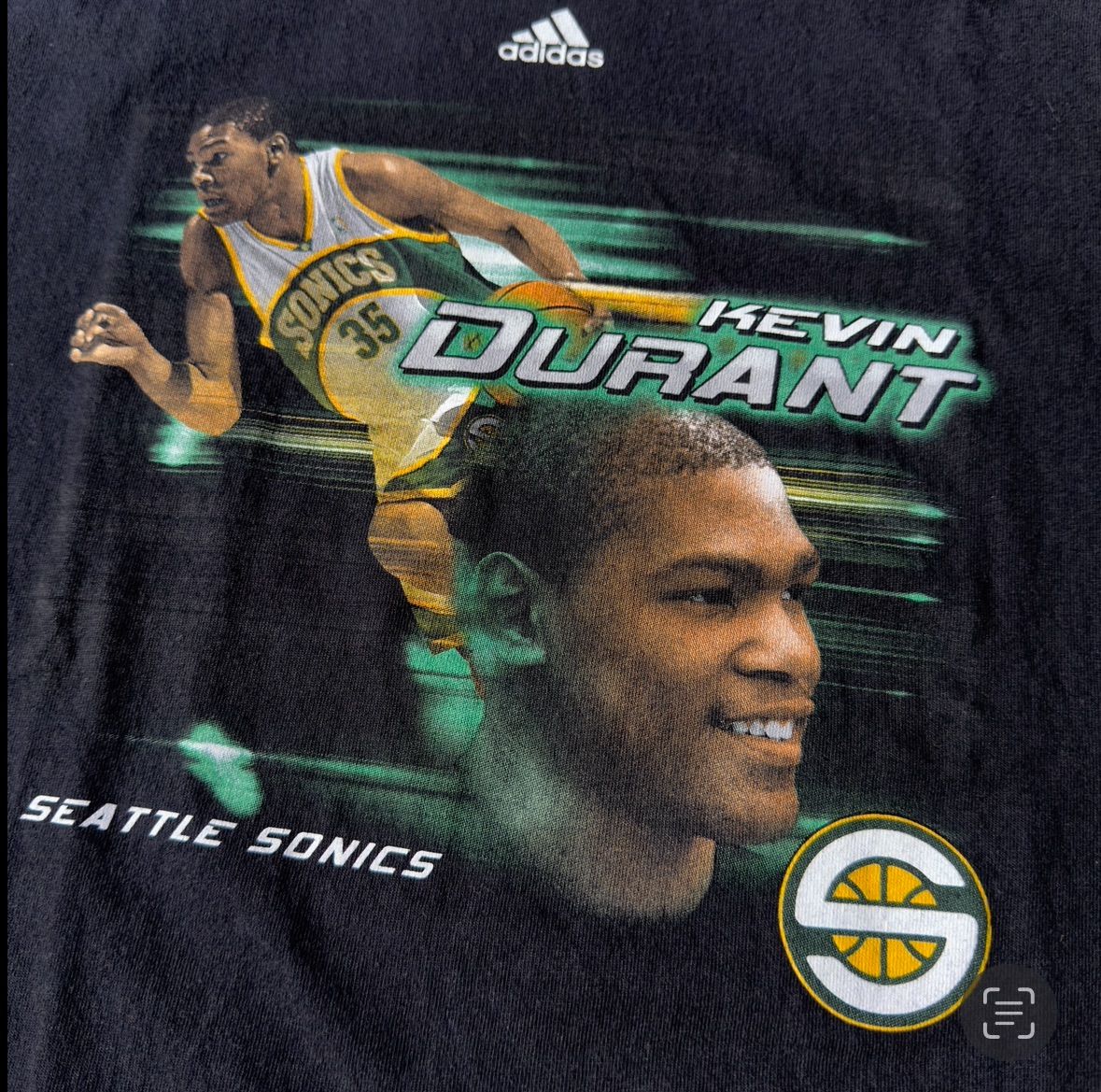 adidas NBA Seattle Sonics #35 KEVIN DURANT Tシャツ キッズ