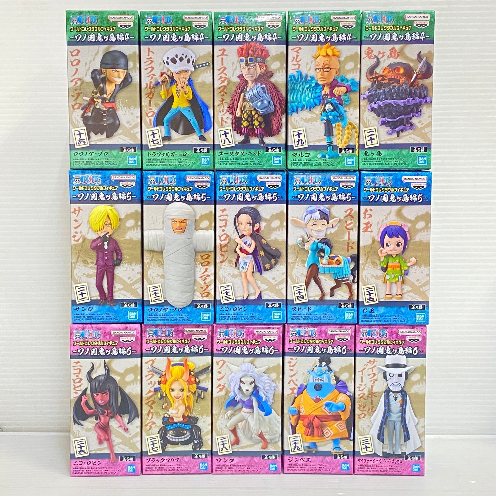 ワンピース ワーコレ「ワノ国鬼ヶ島編1〜11」コンプリート55ヶセット