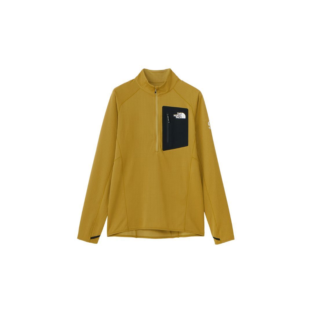 THE NORTH FACE ザ ノース フェイス エクスペディションドライドットジップハイ ユニセックス Lサイズ アンバーグリーン NT12122