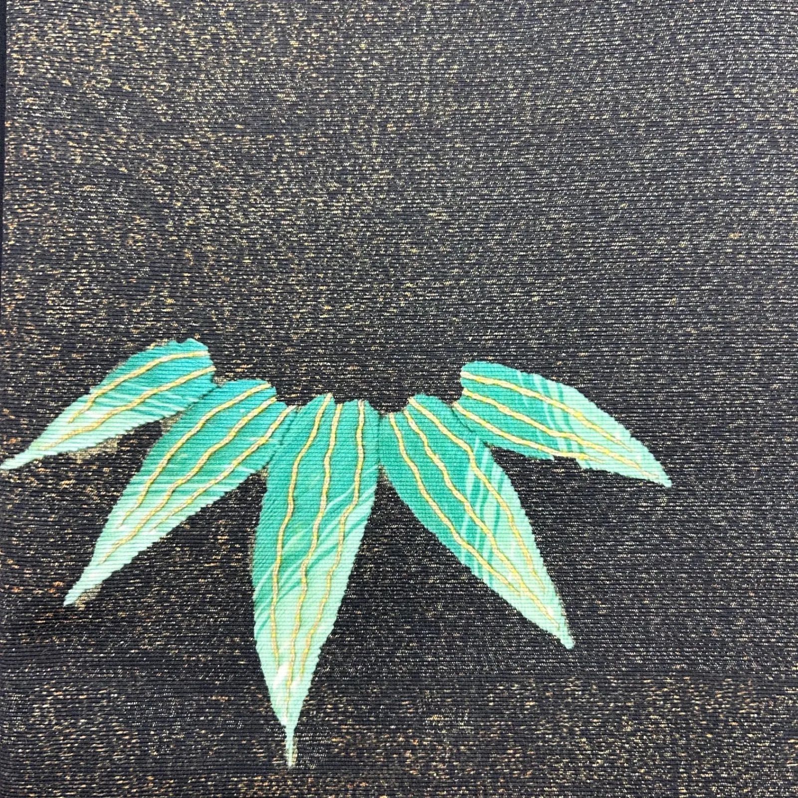 アンティーク復刻 名古屋帯 虎 黒 金糸 - メルカリ