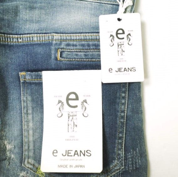 e JEANS イージーンズ 日本製 岡山児島 STRETCH SLIM 新品 TAPERED