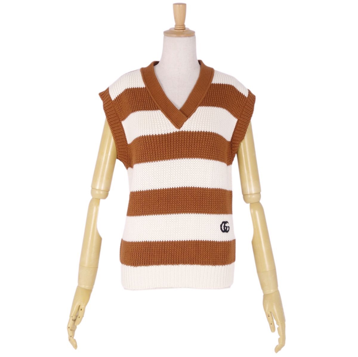 極美品 グッチ GUCCI ニット セーター 22AW ノースリーブ ベスト 