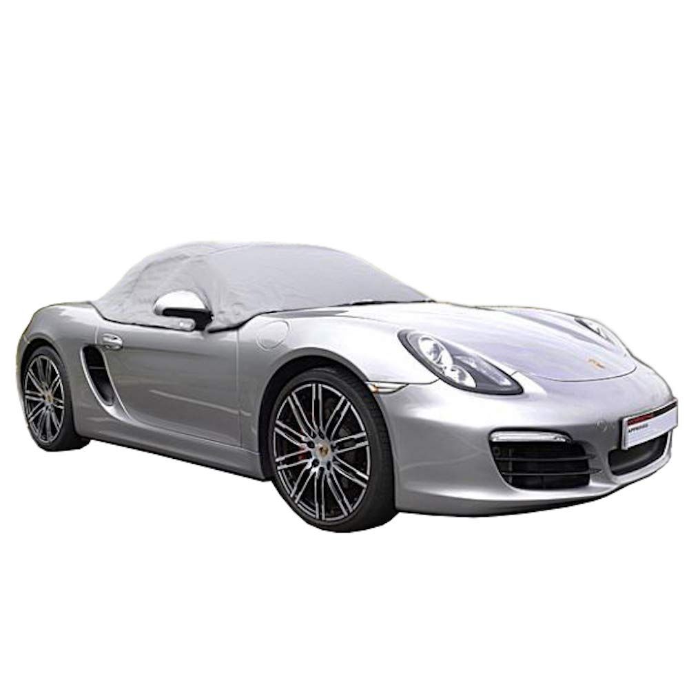 North Americanカスタムカバーcustom-fitソフトトップ屋根プロテクターHalf Cover forポルシェBoxster 981 – 2012 to 2016 グレー 並行輸入