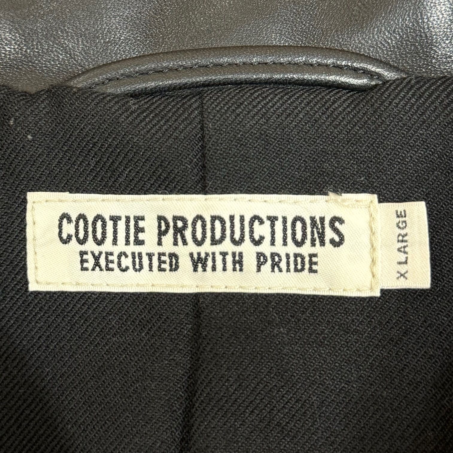定価148500円 美品 COOTIE PRODUCTIONS 21AW LEATHER COACH