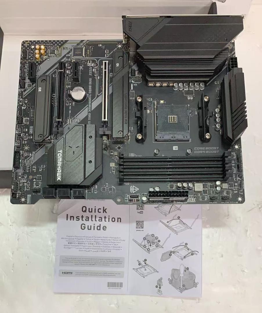 MSI MAG B550 TOMAHAWK MAX WIFIマザーボード 訳あり 920305++