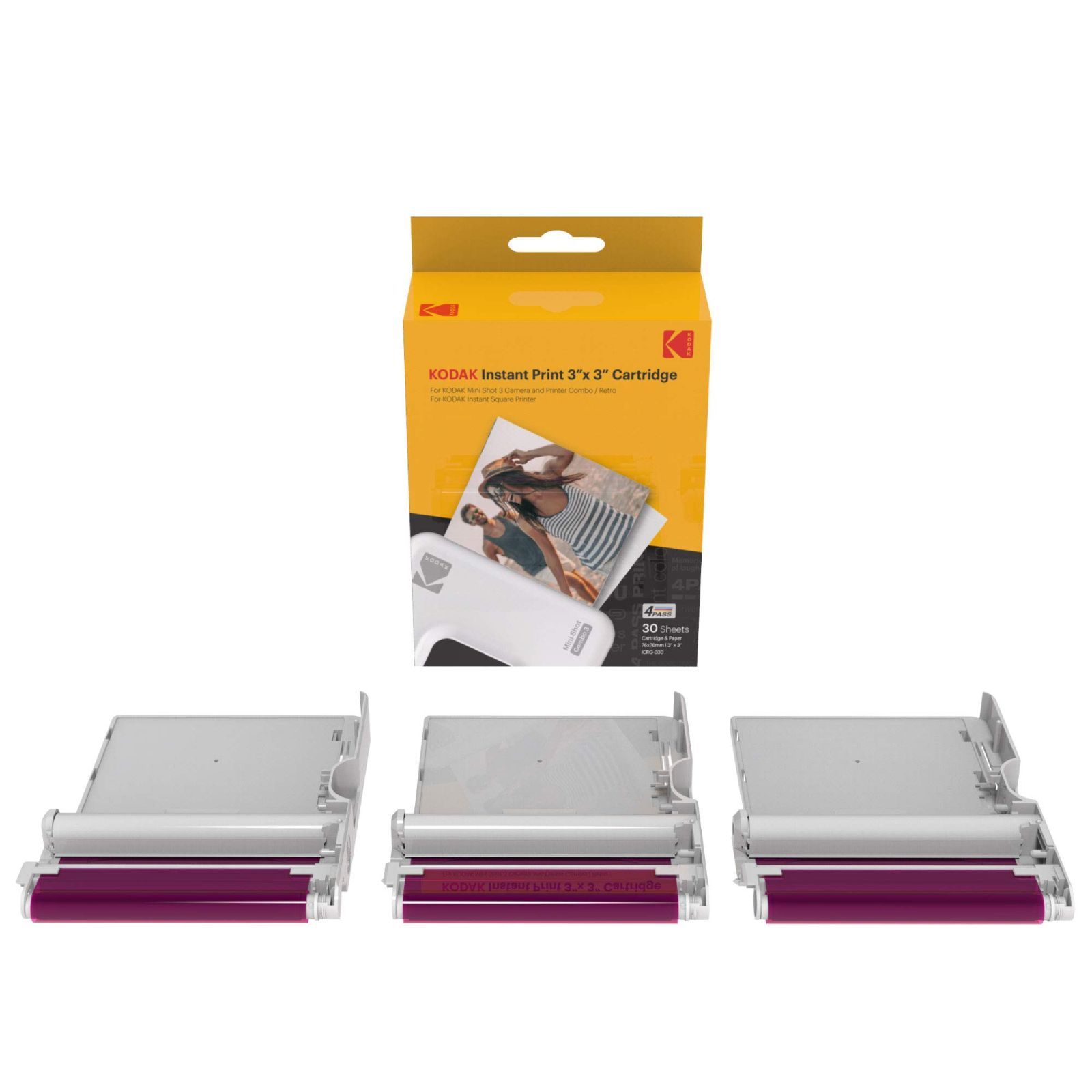 コダック（Kodak）Mini 3＆Mini Shot 3シリーズ用 3x3インチ