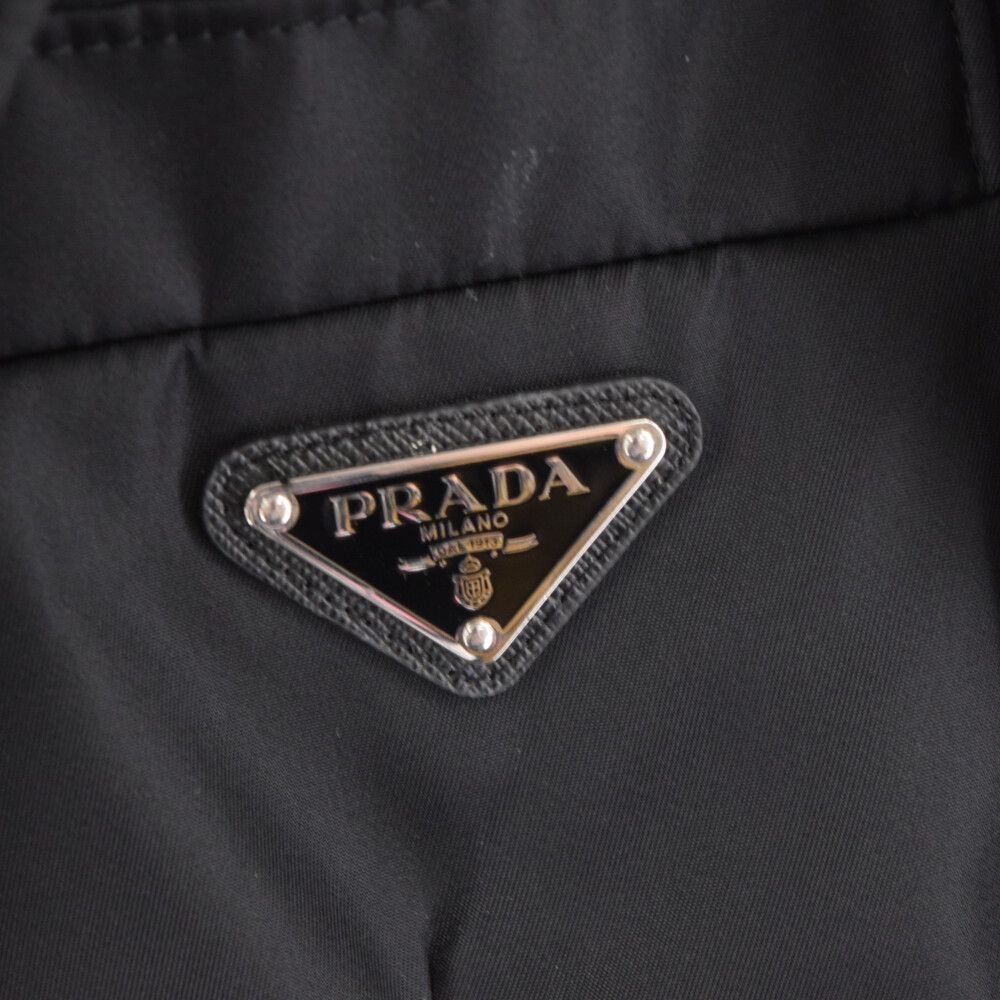 PRADA RE-NYLON ブラック テーラードジャケット M新品同様 Prada Re-Nylon ジャケット | ブラック | FARFETCH JP