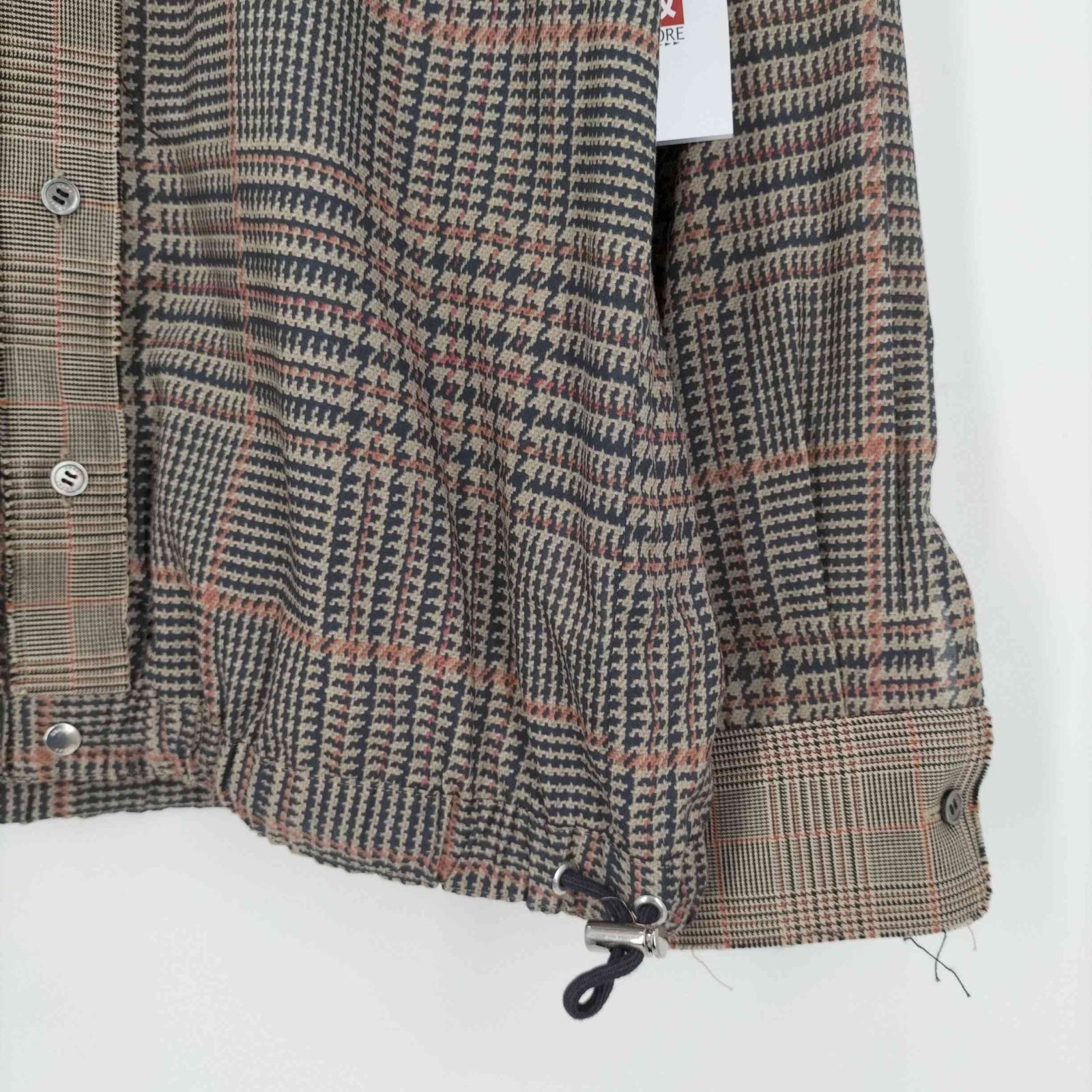 サカイ Sacai ハウンドトゥース チェック カットオフシャツ サカイ Sacai ハウンドトゥース チェック カットオフシャツ メンズ JPN