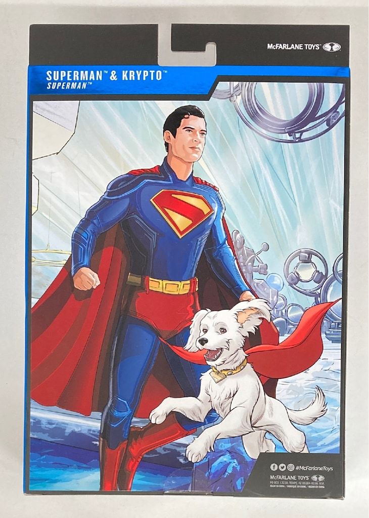 MCFARLANETOYS DC MULTIVERSE SUPER MAN & KRYPTO DELUXE THEATRICAL