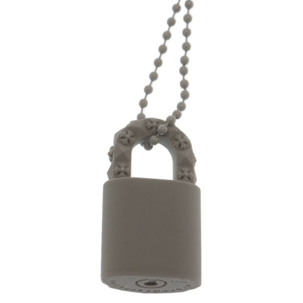 CHROME HEARTS パドロックフレアニー ラバーネックレス 南京錠 CHROME