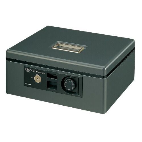 手提げ金庫 ダイヤル付き型 Ａ４ １号 ダークグレー CB-11DM コクヨ