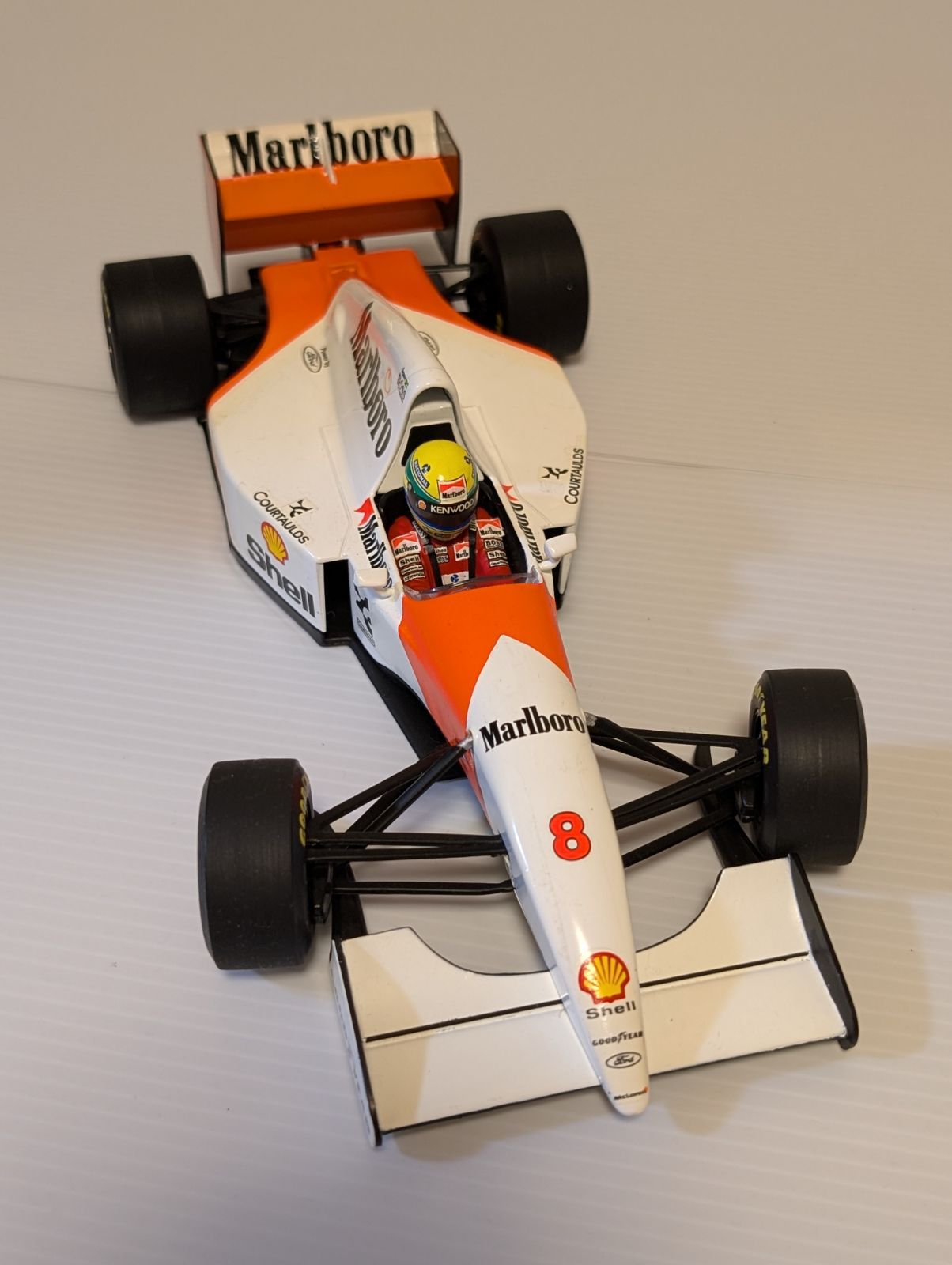 タバコ仕様 1/18 マクラーレン フォード MP4/8 セナ1993 セナコレ
