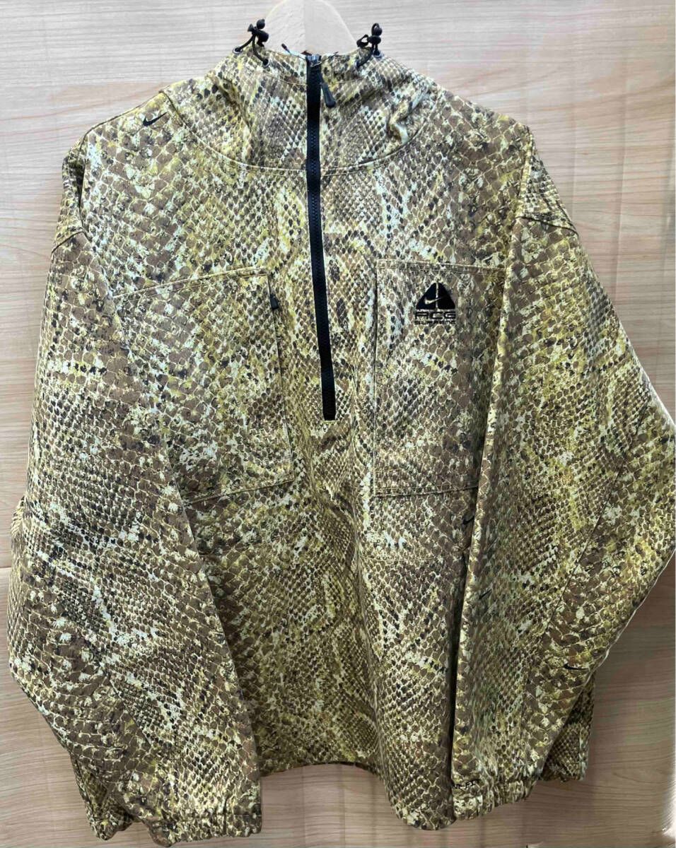 シュプリーム ナイキ ACG デニム プルオーバー \"ゴールド スネイクスキン Supreme Nike ACG Denim Pullover Gold Snakeskin Men's - FW22 - US