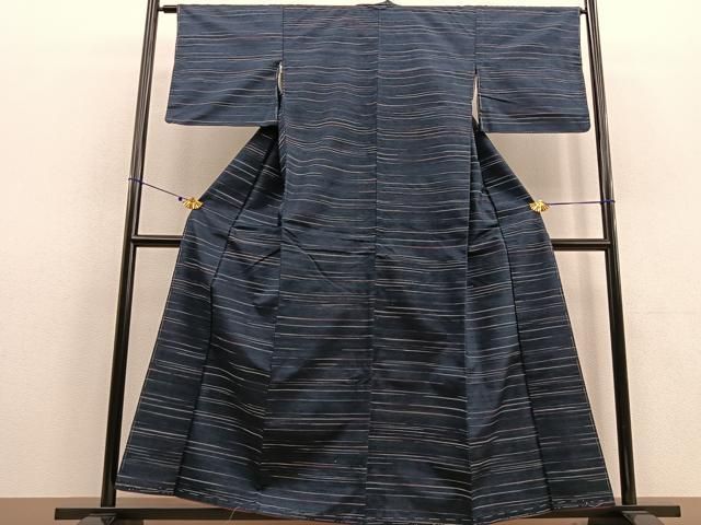 平和屋着物●上質な紬　横縞　正絹　逸品　未使用　BAAU4609gt 平和屋着物○上質な紬 横縞 正絹 逸品 未使用 BAAU4609gt - メルカリ