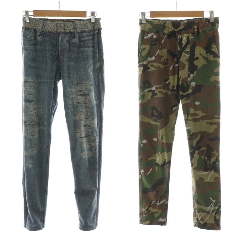 ヒステリックグラマー HYSTERIC GLAMOUR リバーシブル プリントデニム