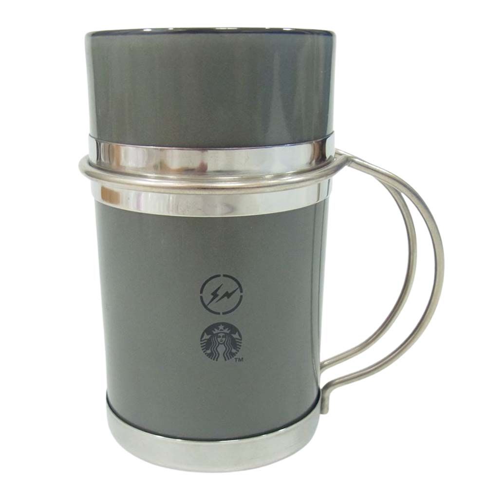 FRAGMENT DESIGN フラグメントデザイン マグカップ ステンレス ハンドル付き マグ 237ml マグカップ カーキ系 237ml【中古】