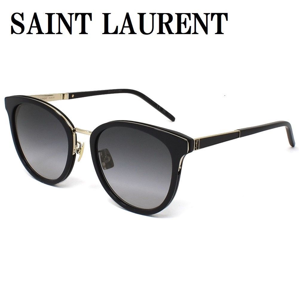 国内正規品 サンローラン SAINT LAURENT 55㎜ SL M101 002 サングラス アジアンフィット アイウェア 眼鏡 UVカット  グレーグラデーション ブラック - メルカリ