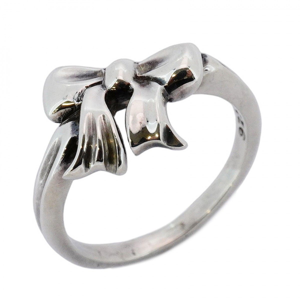 ☆SALE【5jgb0025】ティファニー リング リボン シルバー925