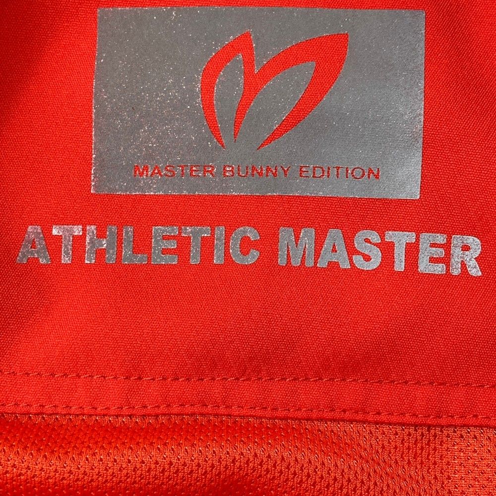 サイズ：6 MASTER BUNNY EDITION マスターバニーエディション  長袖ジップパーカー ジャケット  レッド系 [240101417789] ゴルフウェア メンズ ストスト サイズ：6 MASTER BUNNY EDITION マスターバニーエディション