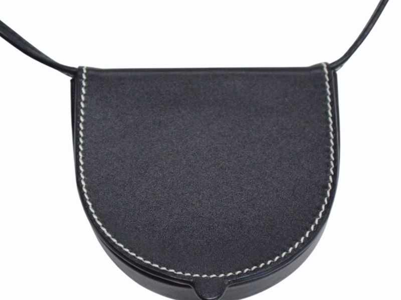 極美品 LOEWE ロエベ ヒールポーチ ミニ ショルダーストラップ付き  