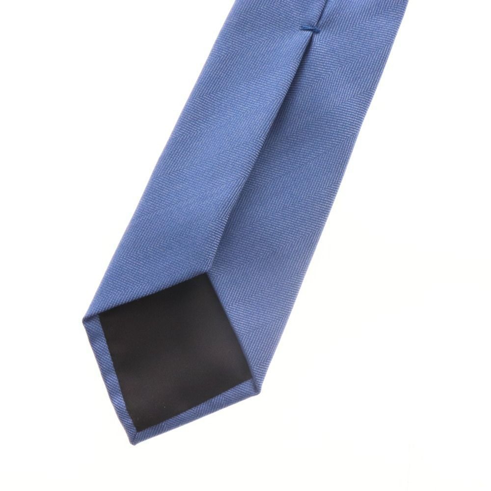 ★未使用★アットヴァンヌッチ ネクタイ 無地 ウール ブルー ヘリンボーン □ アットヴァンヌッチ ネクタイ 無地 ウール100% メンズ ブルー 付属