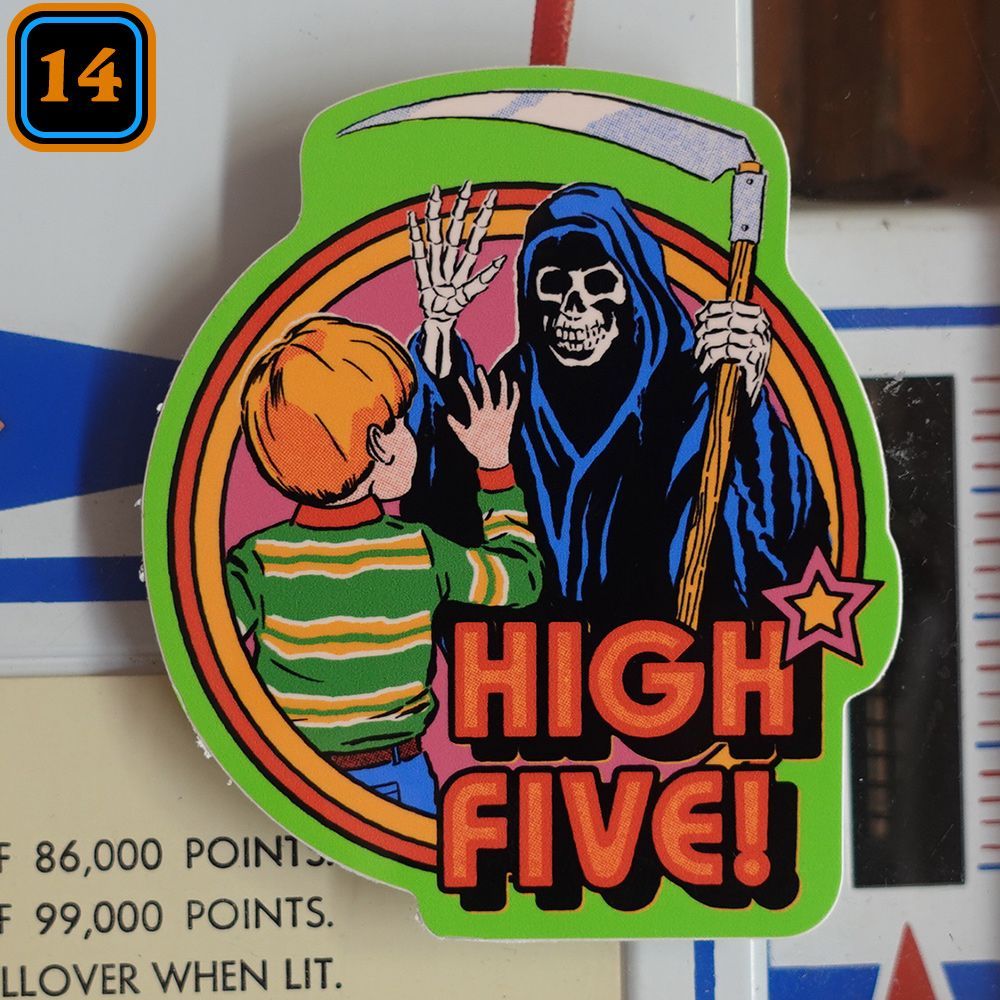 ステッカー Steven Rhodes-14 [HIGH FIVE!] / スティーブンローズ 70's