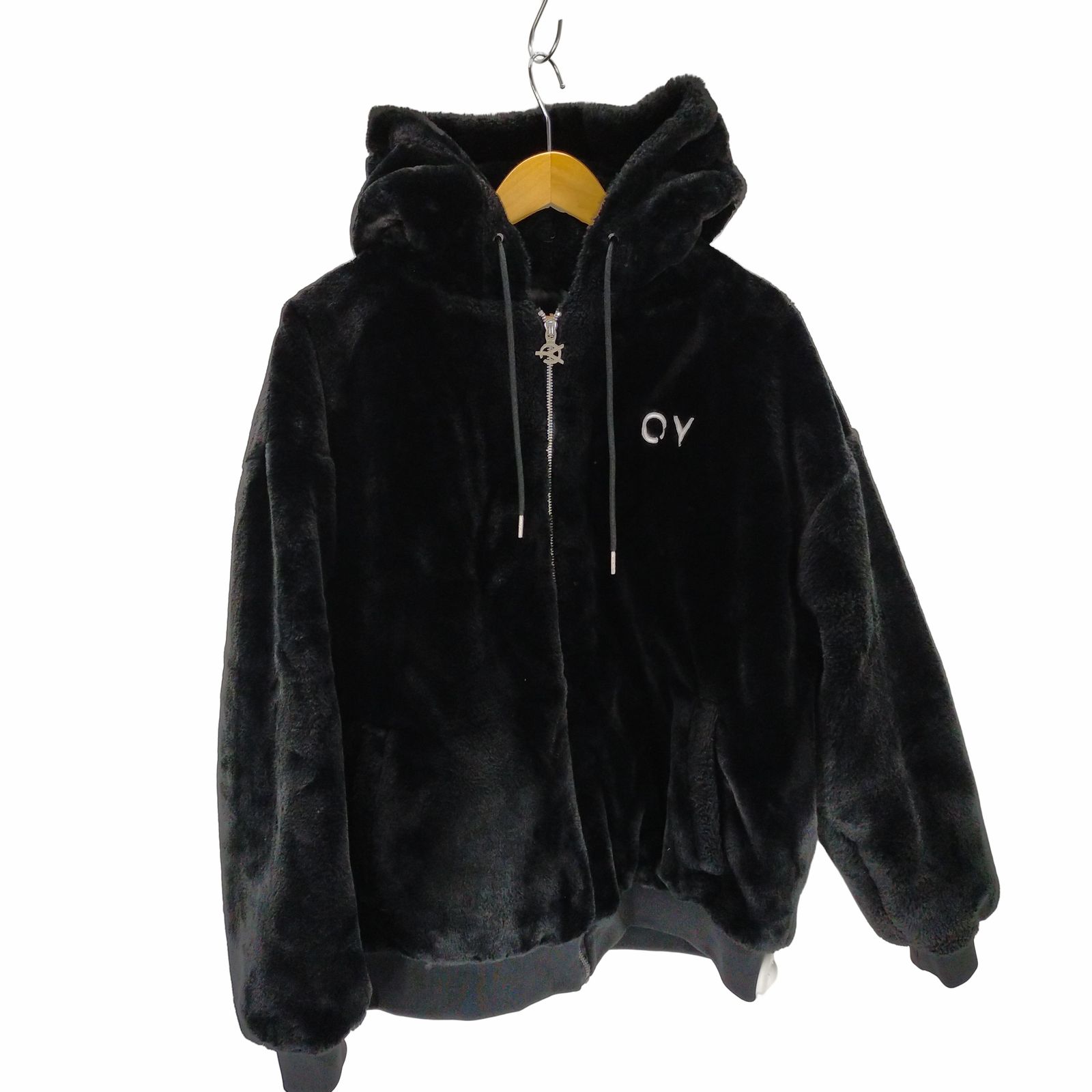 オーワイ OY LOGO FUR HOODIE JACKET ロゴファーパーカージャケット メンズ 表記無 - メルカリ