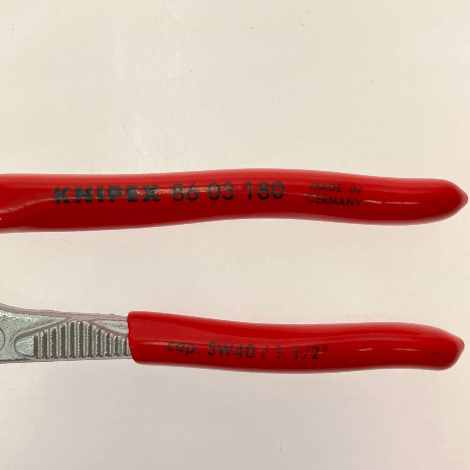KNIPEX クニペックス ハンドツール プライヤーレンチ 250mm|180mm 2本セット 86 03 250|86 03 180 レッド HRDEVELOPMENT_JP