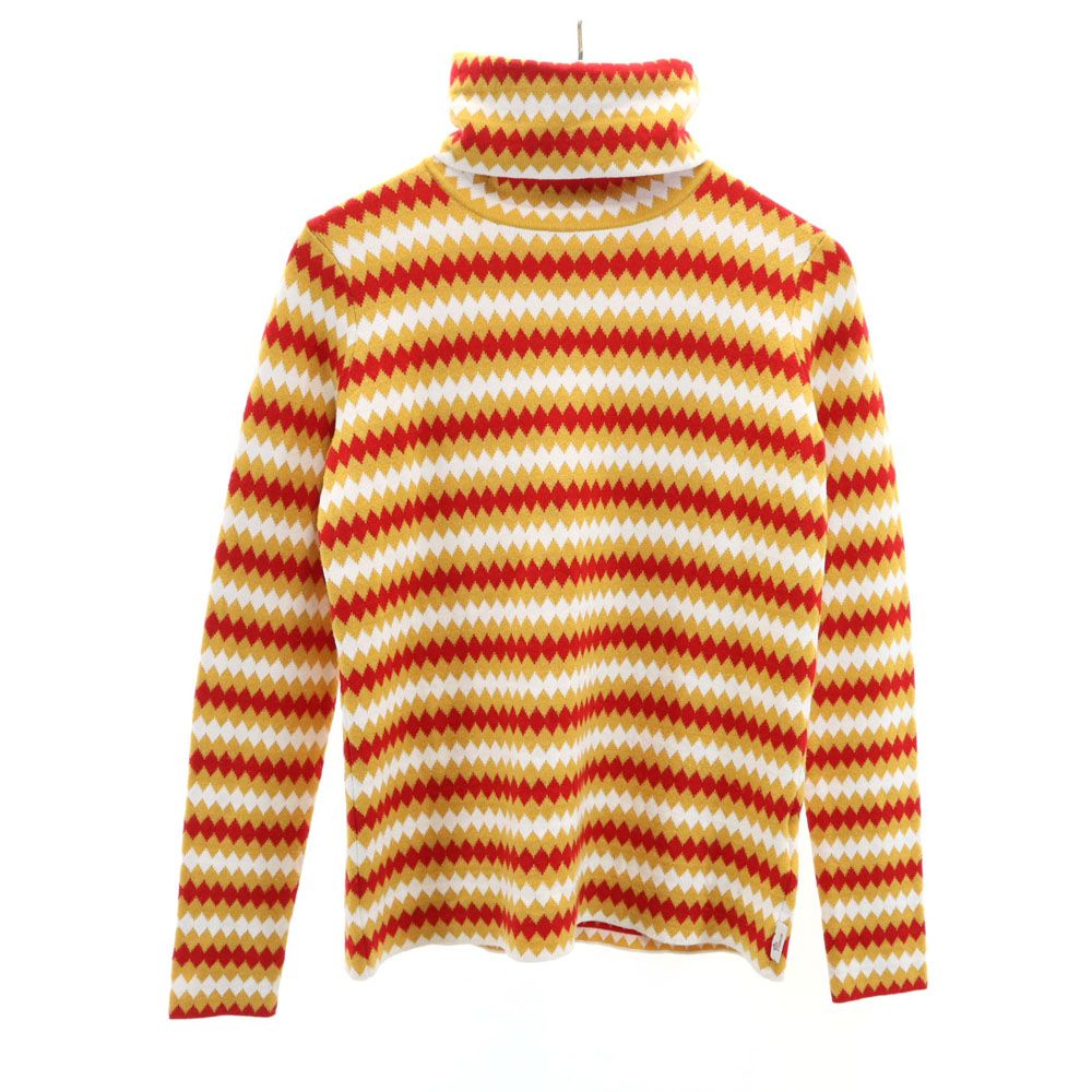 MONCLER - モンクレール ブルガリア製 長袖 タートルネック セーター XS マスタード 他 MONCLER ニット MAGLIONE TRICOT CICLISTA レディース モンクレール ブルガリア製 長袖 タートルネック セーター XS