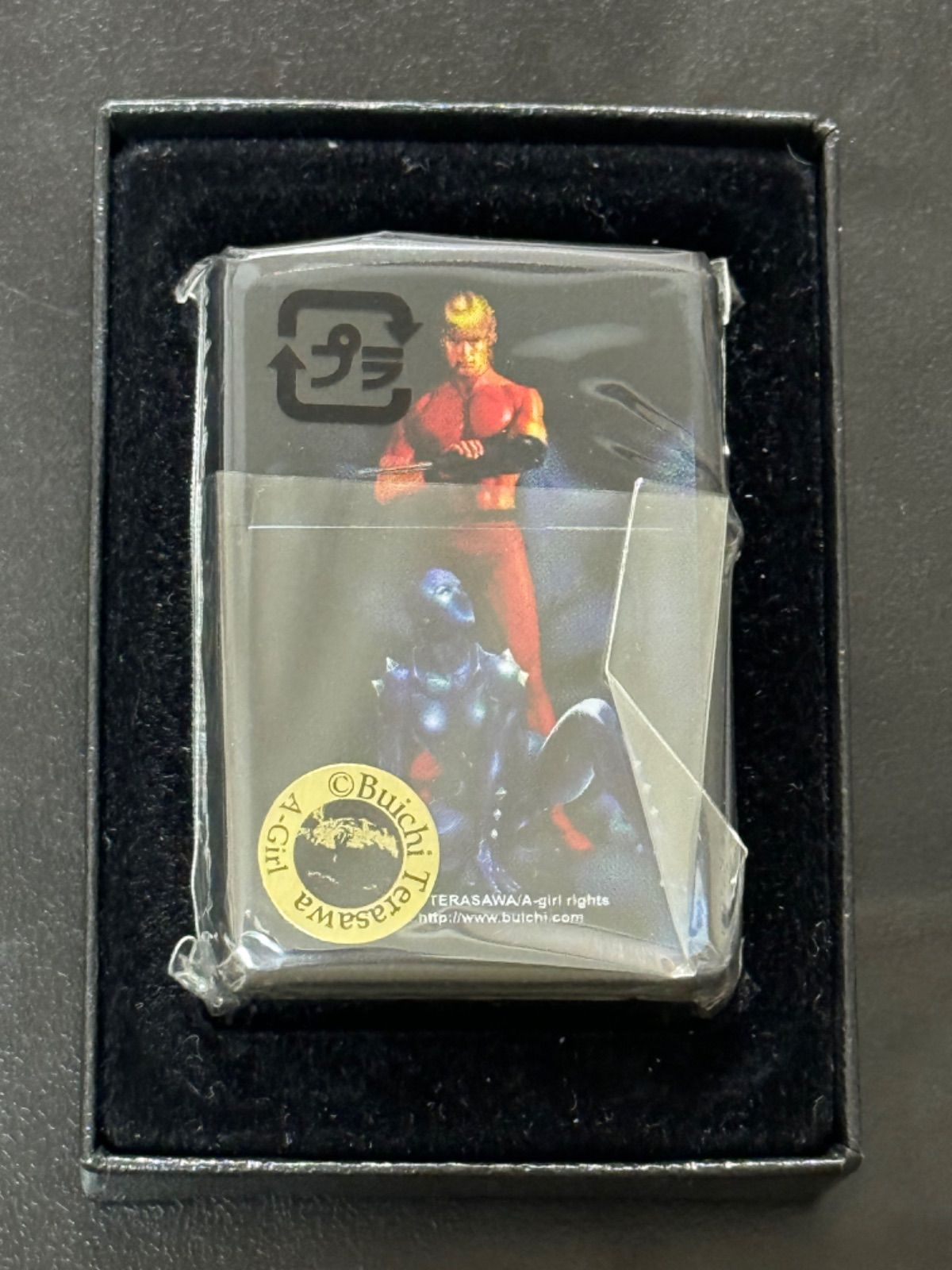 zippo SPACE ADVENTURE COBRA 限定品 コブラ サイコガン 2003年製 両面デザイン アーマロイド レディ ケース 保証書