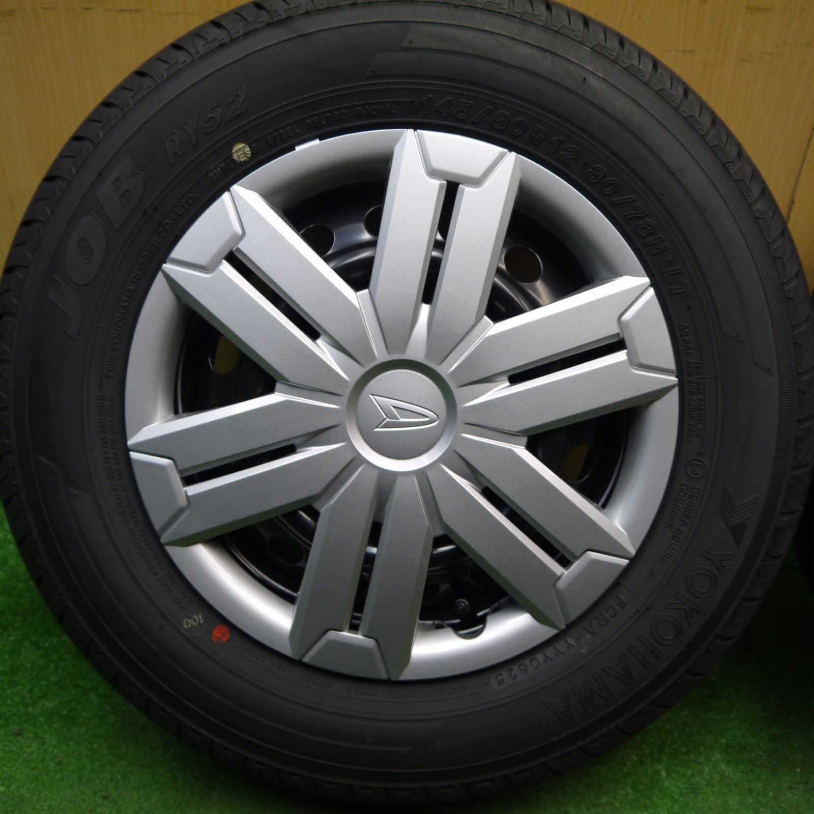 新車外し！25年☆ダイハツ アトレー 純正 スチール 145/80R12 80