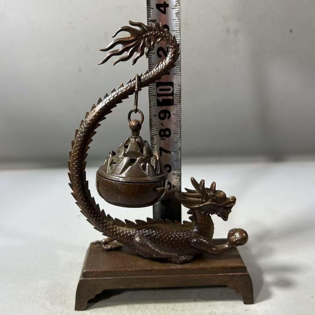 銅器 香炉 竜紋香炉 檀香炉 鼎 香道具 茶道具装飾品 現代工芸品美術品 置物 銅器 香炉 竜紋香炉 檀香炉 鼎 香道具 茶道具装飾品 現代工芸品