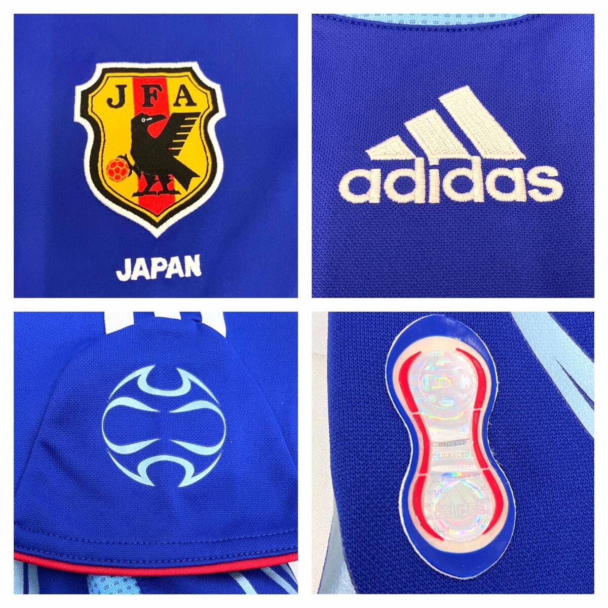 【美品】サッカー 日本代表 宮本恒靖 ユニフォーム 2006ドイツW杯モデル 美品】サッカー 日本代表 宮本恒靖 ユニフォーム 2006ドイツW杯