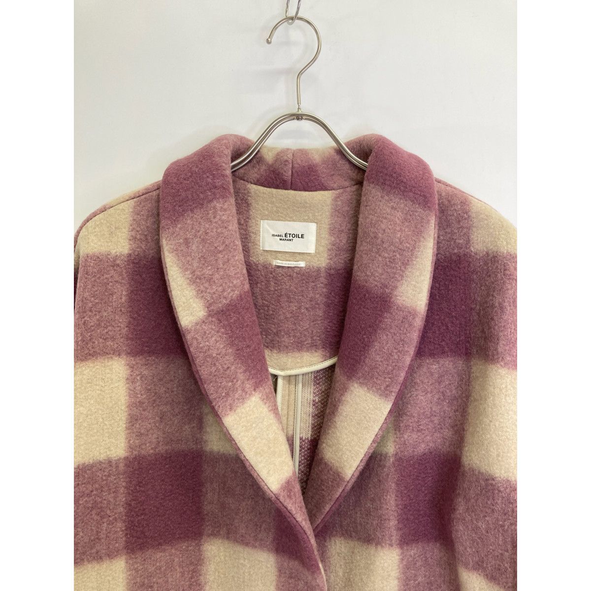ISABEL MARANT イザベルマラン ショールカラーコートアルパカモヘア混 ISABEL MARANT イザベルマラン ショールカラーコートアルパカ