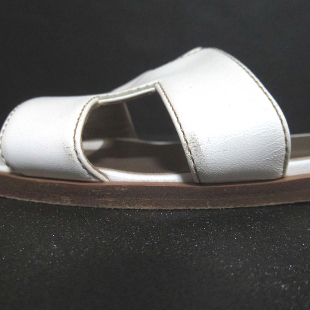 美品 HERMES エルメス オラン レザー フラット サンダル サイズ35 22cm