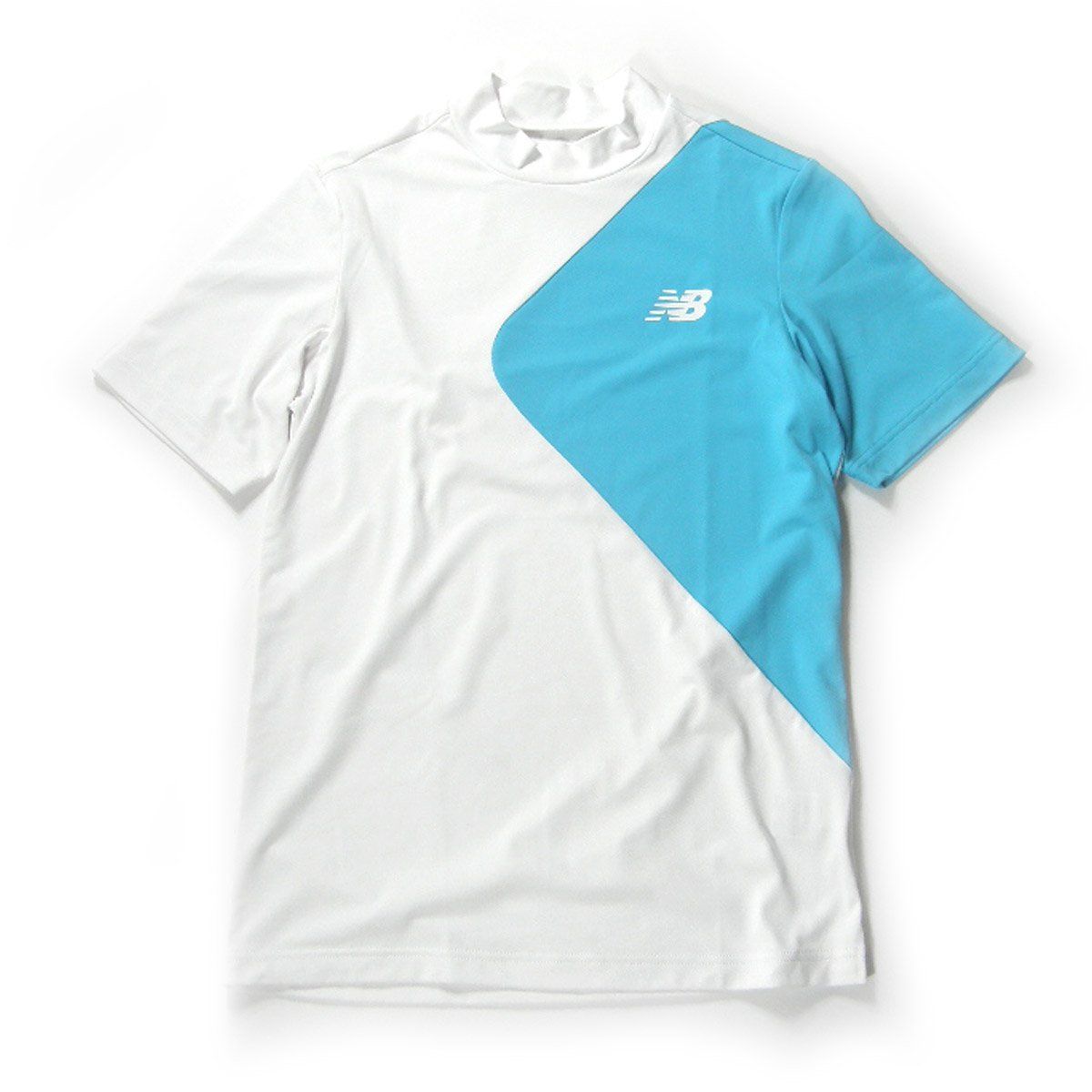 New Balance Golf × FIELDSENSOR ニューバランスゴルフ × フィールドセンサー 吸汗速乾 モックネックTシャツ 半袖 プルオーバー カットソー ゴルフウェア | オールシーズン