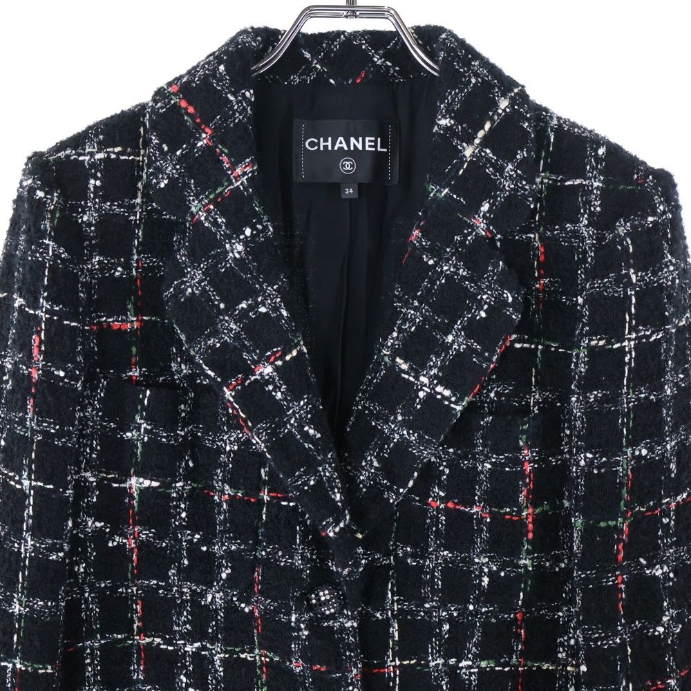 最終値下げ専用　CHANEL ツイードテーラードジャケット ブラック系 CHANEL (シャネル) 23AW TWEED TAILORED JACKET ツイード