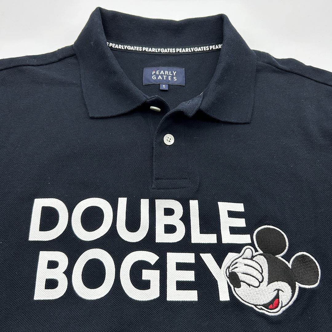 PEARLY GATES パーリーゲイツ DOUBLE BOGEY ミッキーマウス メンズ