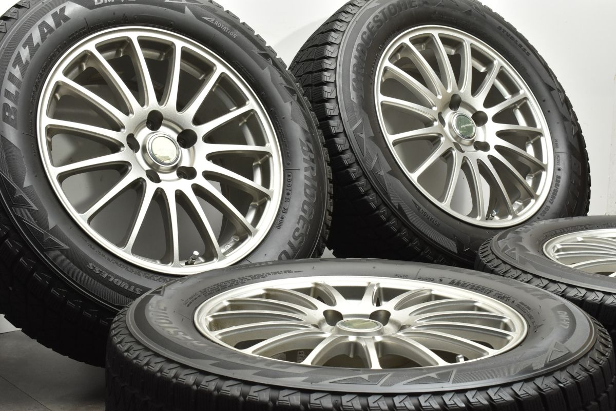 225/65R17 DM-V2 スタッドレス CR-V 純正 ホイールセット 程度
