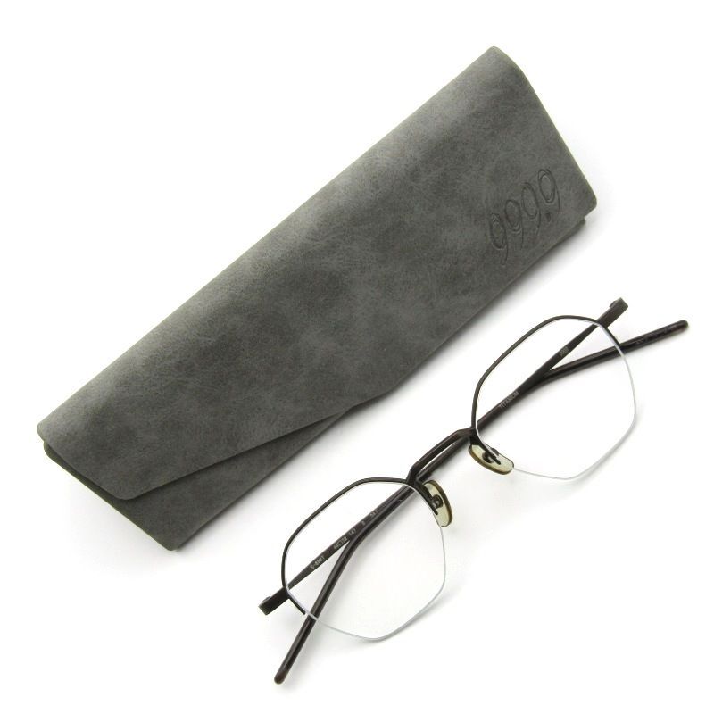 美品 999.9 フォーナインズ メガネフレーム S-698T 日本製