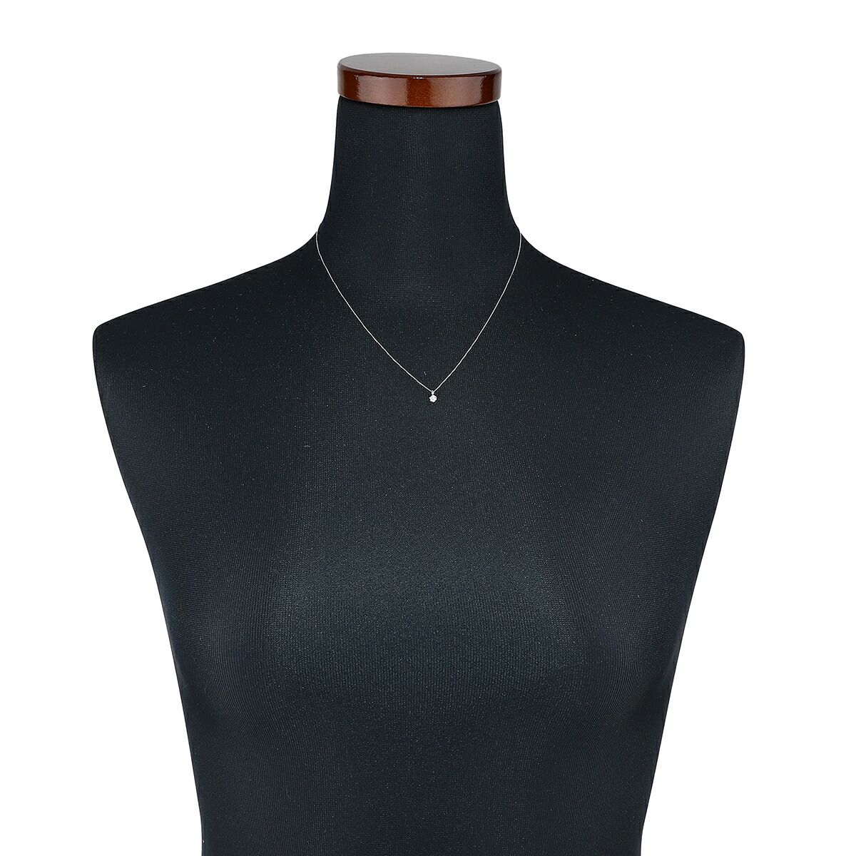 シルマール 一粒ペンダントネックレス ダイヤモンド K18 SILMAR 中古  