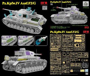 1 35 Ⅳ号戦車 F2 G型 w 連結組立可動式履帯