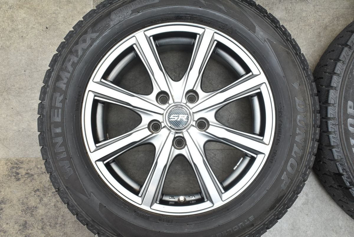 100％品質保証！ バリ溝 ストレンジャー 16in 6.5J 38 PCD114.3 ダンロップ ウィンターマックス WM02 215 60R16 クラウン カムリ オデッセイ ヴェゼル 【売り尽くし！】