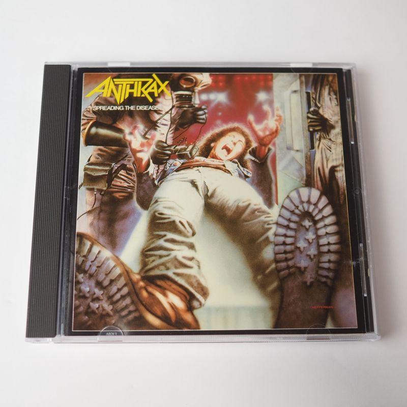 アンスラックス 狂気のスラッシュ感染 ANTHRAX CD 1986年盤/P35D20014