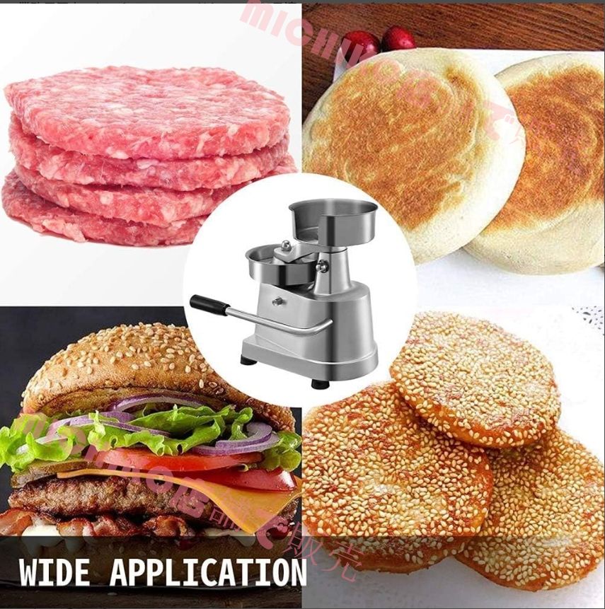 ハンバーガープレス 市販のハンバーガーパティメーカーステンレススチールバーガープレスヘビーデューティーハンバーガープレスミートパティメーカーハンバーガーフォーミングプロセッサー