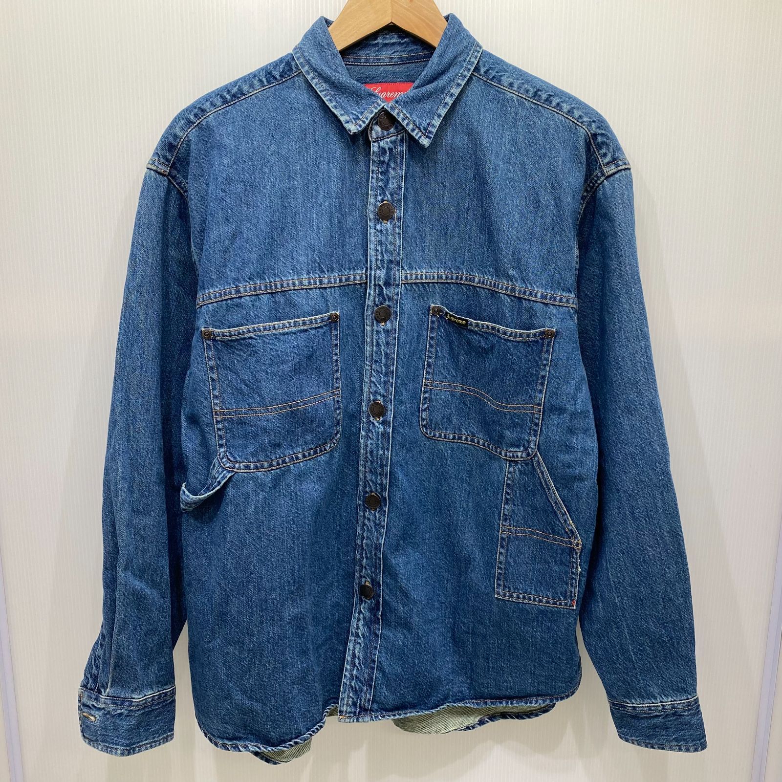 Supreme 23SS DENIM PAINTER SHIRT S ブルー - メルカリ