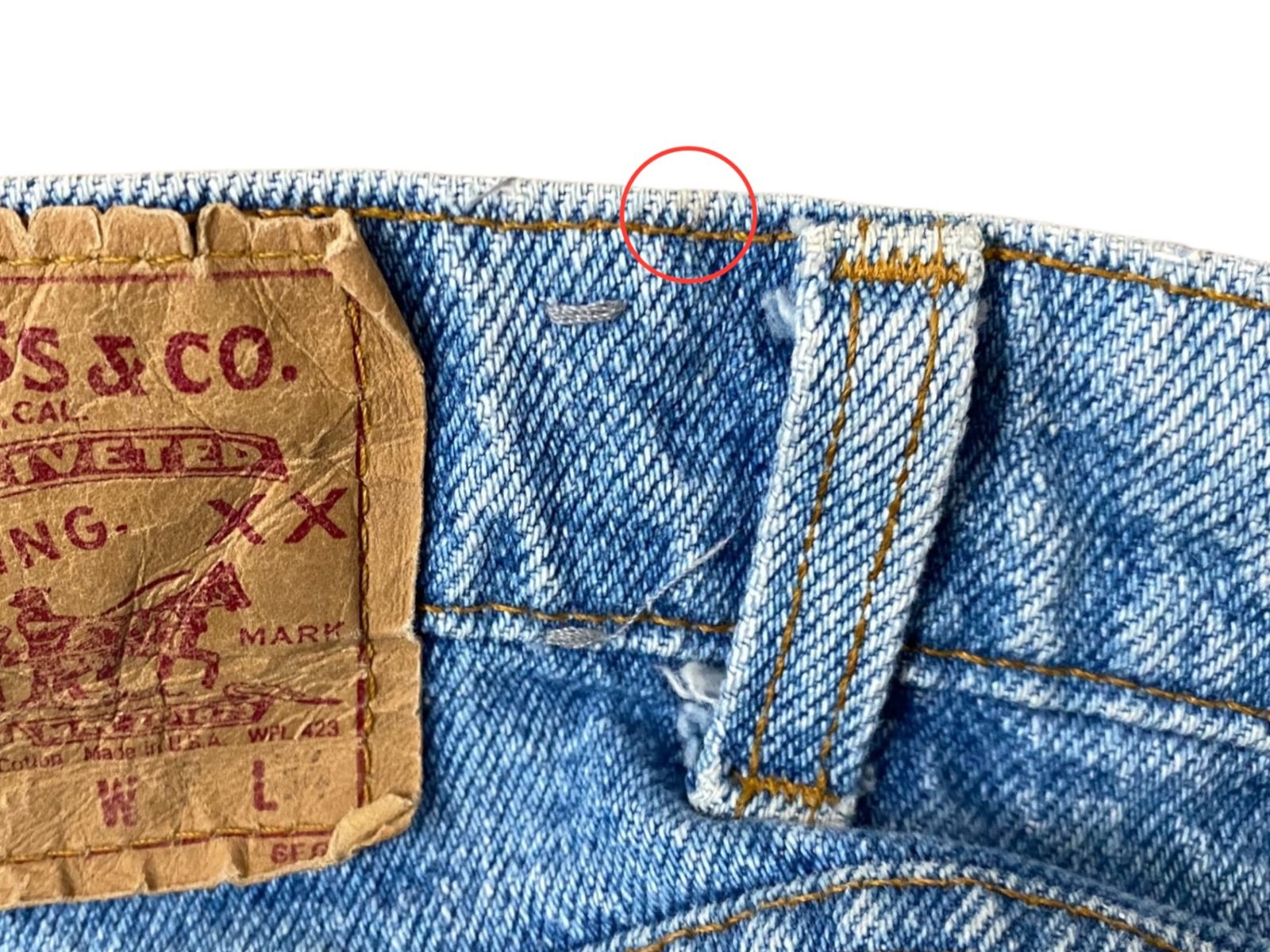 Levi's (リーバイス) USA製 505-4891 デニムジーンズ ボトム パンツ